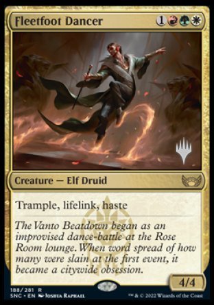 Fleetfoot Dancer (Promo Pack) [Streets of New Capenna Promos] ESPAÑOL