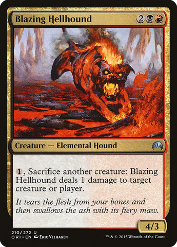 Blazing Hellhound [Magic Origins] RUSO