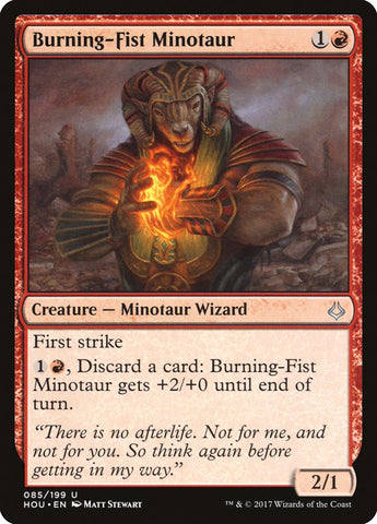 Burning-Fist Minotaur [Hour of Devastation] ESPAÑOL
