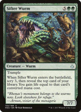 Sifter Wurm [Hour of Devastation] ESPAÑOL