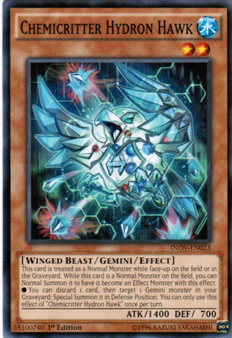 Chemicritter Hydron Hawk [INOV-EN023] Common ESPAÑOL