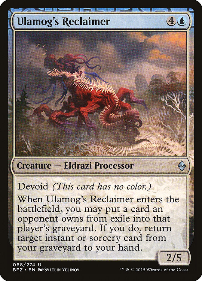 Ulamog's Reclaimer [Battle for Zendikar] ESPAÑOL