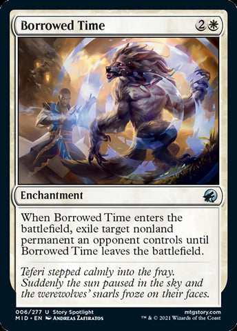 Borrowed Time [Innistrad: Midnight Hunt] ESPAÑOL