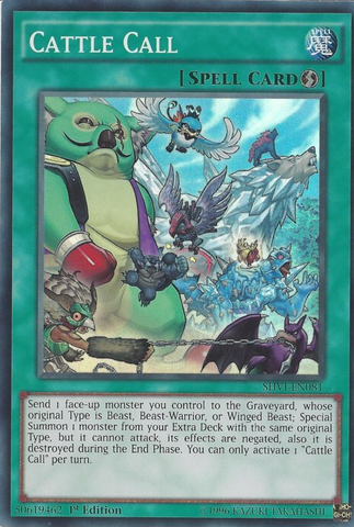 Cattle Call [SHVI-EN081] Super Rare ESPAÑOL