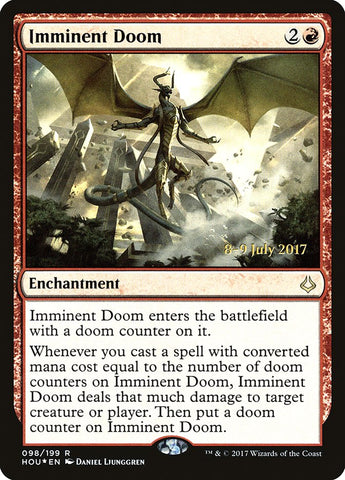 Imminent Doom [Hour of Devastation Prerelease Promos] PORTUGUES
