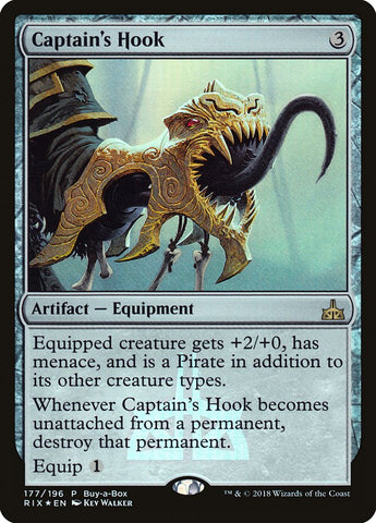 Captain's Hook (Buy-A-Box) [Rivals of Ixalan Promos] ESPAÑOL