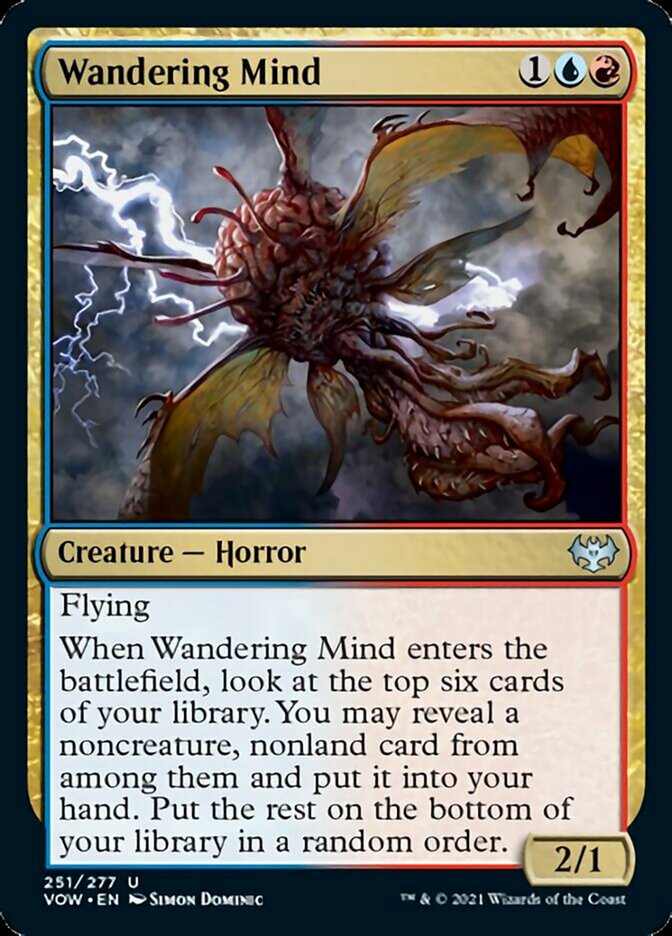 Wandering Mind [Innistrad: Crimson Vow] ESPAÑOL