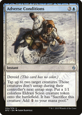 Adverse Conditions [Battle for Zendikar] ESPAÑOL