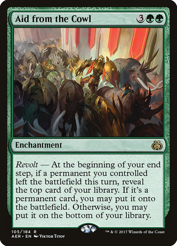 Aid from the Cowl [Aether Revolt]  ESPAÑOL