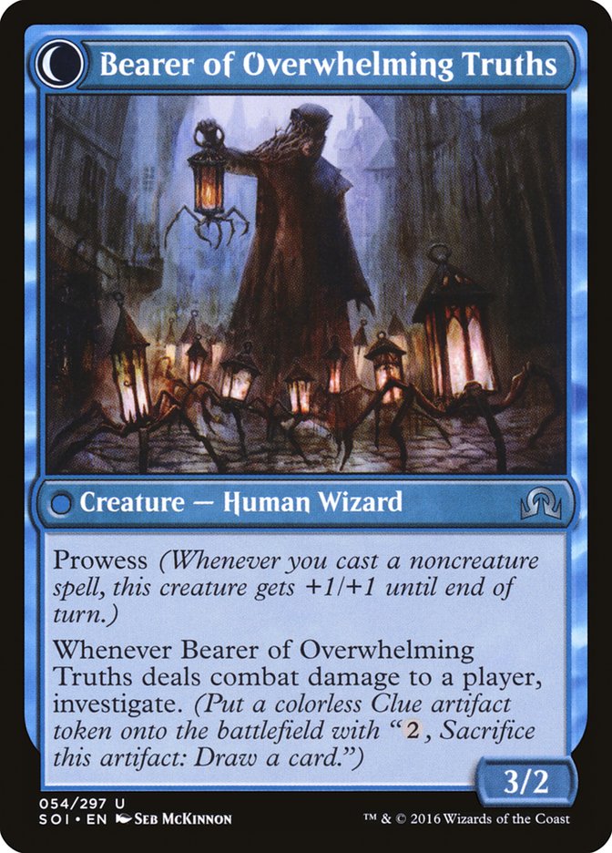 Daring Sleuth // Bearer of Overwhelming Truths [Shadows over Innistrad] ESPAÑOL