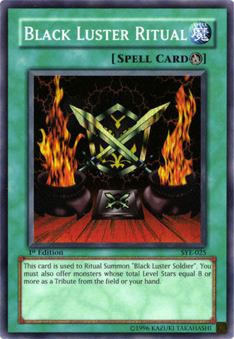 Black Luster Ritual [SYE-025] Super Rare ESPAÑOL