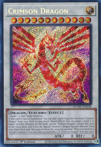 Crimson Dragon [DUNE-EN038] Secret Rare ESPAÑOL