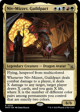 Niv-Mizzet, Guildpact (Promo Pack) [Murders at Karlov Manor Promos] Español