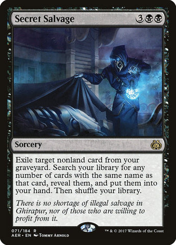 Secret Salvage [Aether Revolt] ESPAÑOL