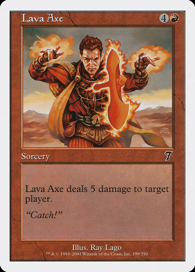 Lava Axe [Seventh Edition] ESPAÑOL