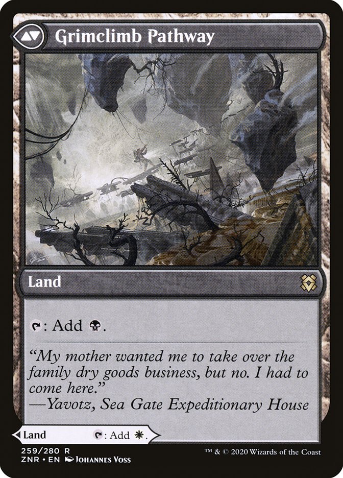 Brightclimb Pathway // Grimclimb Pathway [Zendikar Rising] ESPAÑOL