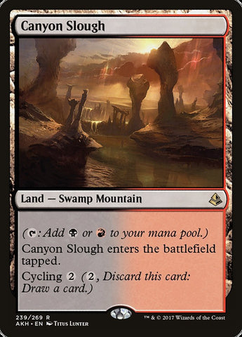 Canyon Slough [Amonkhet] ESPAÑOL