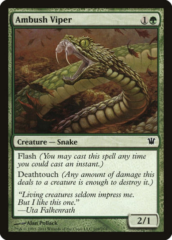 Ambush Viper [Innistrad] ESPAÑOL