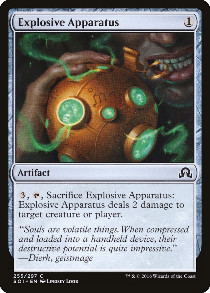 Explosive Apparatus [Shadows over Innistrad] ESPAÑOL
