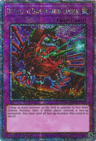Destructive Daruma Karma Cannon [RA04-EN103] Quarter Century Secret Rare