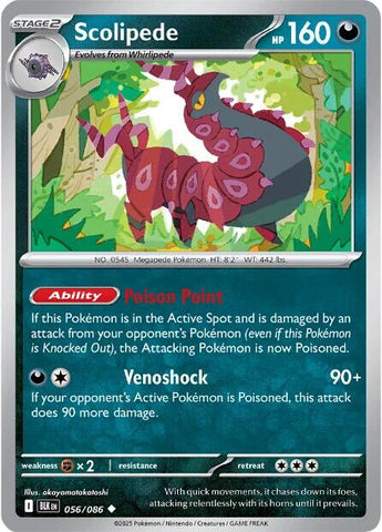 Scolipede (056/086) [Scarlet & Violet: Black Bolt]