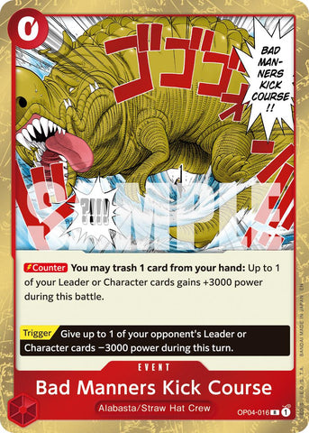 Bad Manners Kick Course (Reprint) [Premium Booster -The Best- Vol. 2]