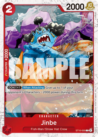 Jinbe (ST10-005) (Pirate Foil) [Premium Booster -The Best- Vol. 2]