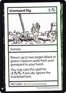 Graveyard Dig [Mystery Booster Playtest Cards]