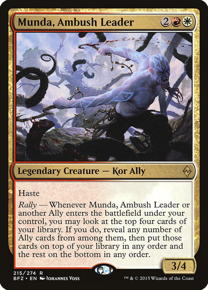 Munda, Ambush Leader [Battle for Zendikar]  ESPAÑOL