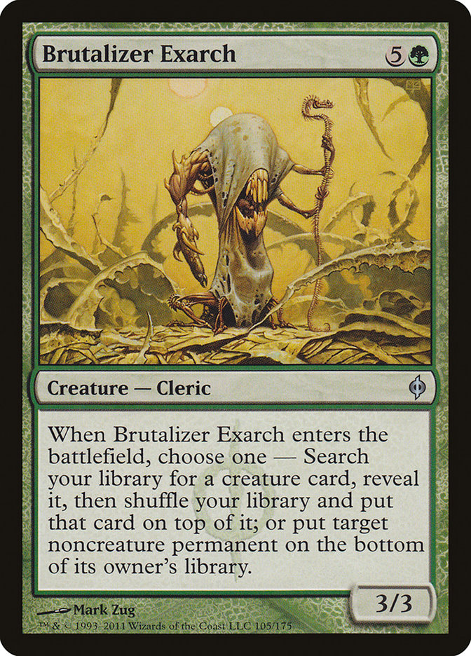 Brutalizer Exarch [New Phyrexia] ESPAÑOL