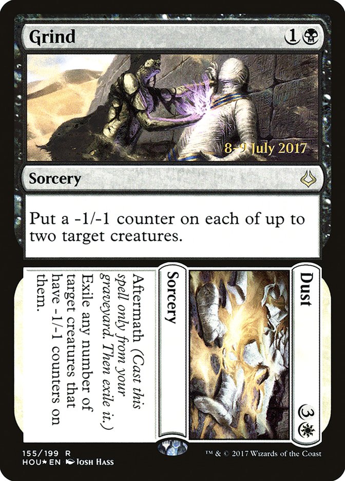 Grind // Dust [Hour of Devastation Prerelease Promos] PORTUGUES