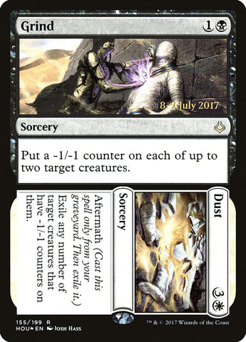 Grind // Dust [Hour of Devastation Prerelease Promos] PORTUGUES