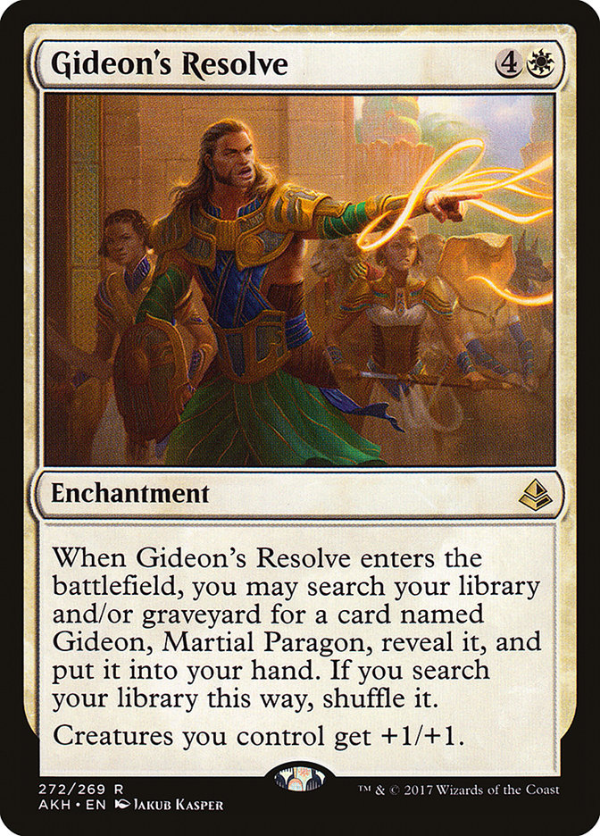 Gideon's Resolve [Amonkhet] ESPAÑOL