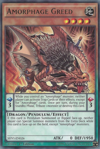 Amorphage Greed [SHVI-EN026] Rare ESPAÑOL