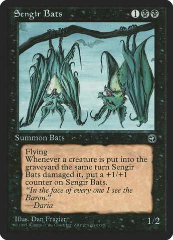 Sengir Bats (Daria Flavor Text) [Homelands] PORTUGUES