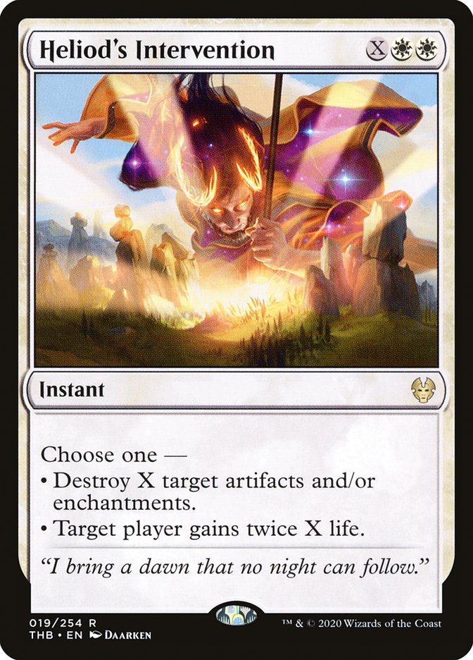 Heliod's Intervention [Theros Beyond Death] ESPAÑOL