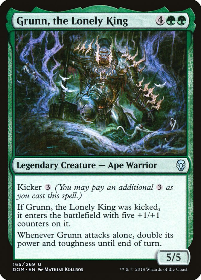 Grunn, the Lonely King [Dominaria] ESPAÑOL