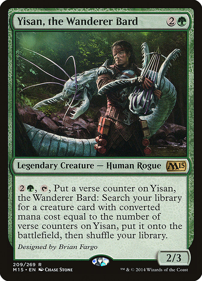 Yisan, the Wanderer Bard [Magic 2015] ESPAÑOL