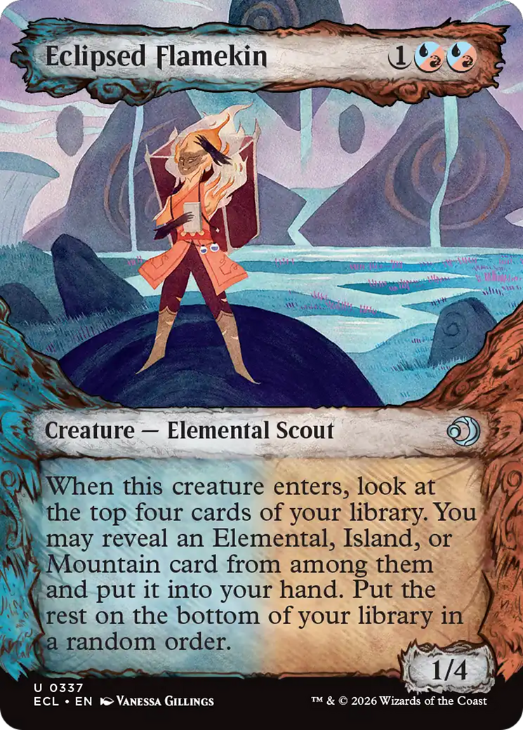 Eclipsed Flamekin (Showcase) [Lorwyn Eclipsed]