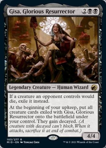 Gisa, Glorious Resurrector [Innistrad: Midnight Hunt] ESPAÑOL