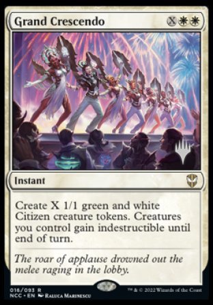 Grand Crescendo (Promo Pack) [Streets of New Capenna Commander Promos] ESPAÑOL