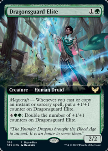 Dragonsguard Elite (Buy-A-Box) [Strixhaven: School of Mages Promos] ESPAÑOL