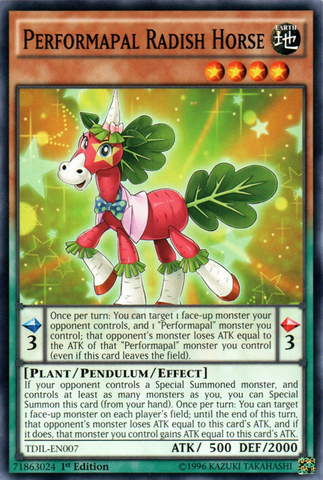 Performapal Radish Horse [TDIL-EN007] Common ESPAÑOL
