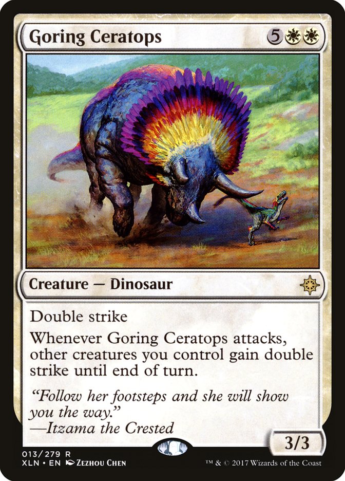 Goring Ceratops [Ixalan] ESPAÑOL