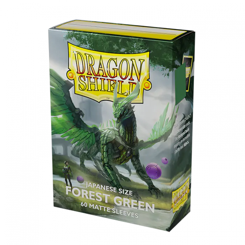 Dragon Shield 60 Japanese Matte Forest Green para Yu-Gi-Oh