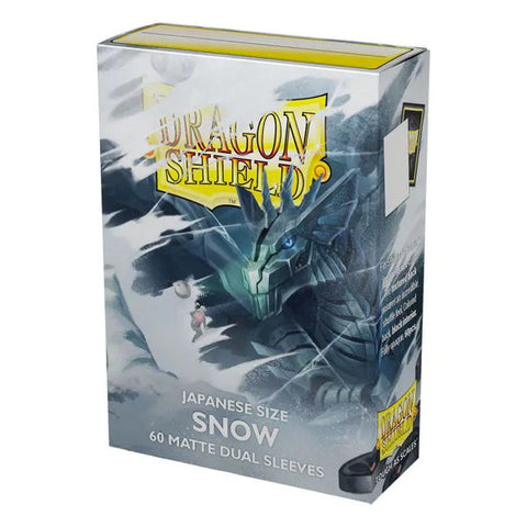 Dragon Shield 60 Japanese Matte Snow para Yu-Gi-Oh
