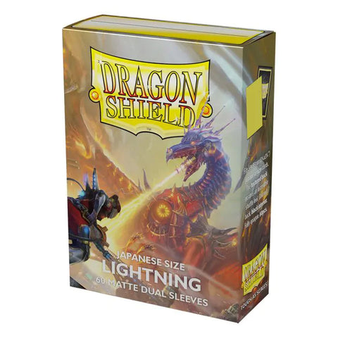 Dragon Shield 60 Japanese Dual Matte Lightning para Yu-Gi-Oh