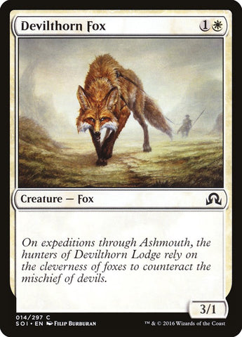 Devilthorn Fox [Shadows over Innistrad] ESPAÑOL