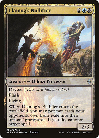 Ulamog's Nullifier [Battle for Zendikar] ESPAÑOL