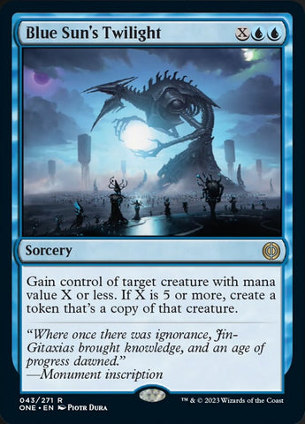 Blue Sun's Twilight [Phyrexia: All Will Be One] ESPAÑOL